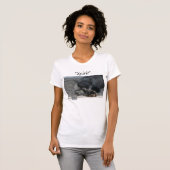 "Geist" Standardschnauzer-Foto-T - Shirt (Vorne ganz)