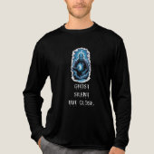 Geist Still Aber Nah Tri-Blend Shirt (Vorderseite)
