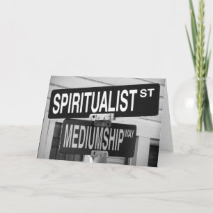 Geist-Straßen-Gruß-Karte Karte
