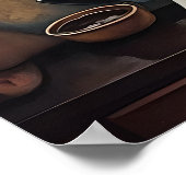 Geist trinkt Kaffee-Druck, Geist-Tee whimisch Poster (Ecke)