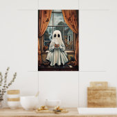 Geist trinkt Kaffee-Druck, Geist-Tee whimisch Poster (Küche)