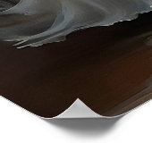 Geist trinkt Kaffee-Druck, Geist-Tee Whimsical Poster (Ecke)
