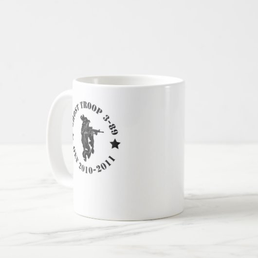 Geist-Truppe-Tasse Kaffeetasse (Vorderseite Links)