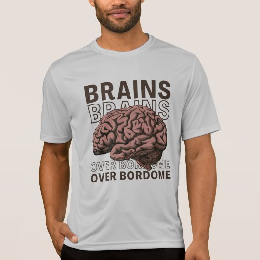 Geist über Langeweile T-Shirt (Vorderseite)