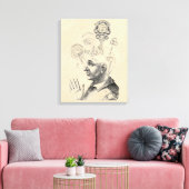 Geist und Bewusstsein "Geist und Bewusstsein" Leinwanddruck (Insitu (Wohnzimmer))