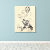 Geist und Bewusstsein "Geist und Bewusstsein" Leinwanddruck (Insitu (Holzboden))