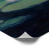 Geist- und Froschkunst-Druck Sumpf-Mondlicht-Öl Poster (Ecke)