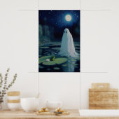 Geist- und Froschkunst-Druck Sumpf-Mondlicht-Öl Poster (Küche)