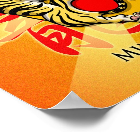 Geist und Körper sind eins Poster (Ecke)