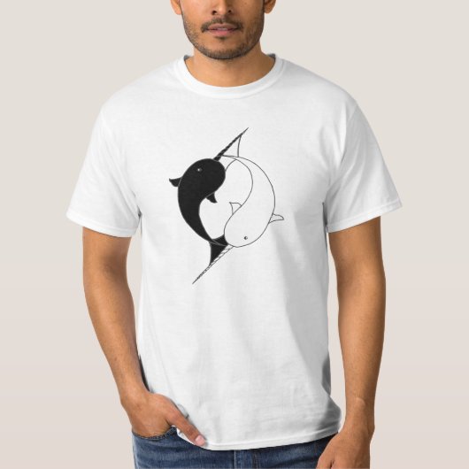 Geist und Ninja Narwhals T-Shirt (Vorderseite)