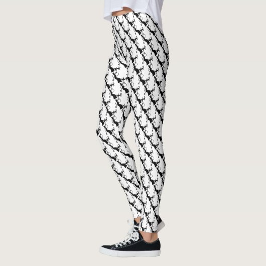 Geist und Schwarze Katzen Leggings (Links)