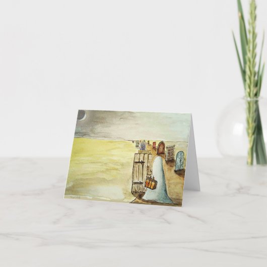 Geist- und Türkarte Dankeskarte (Vorderseite)