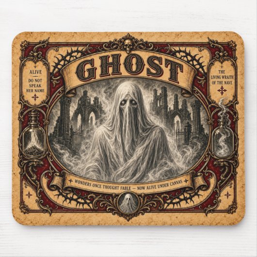 Geist, Vintage-Circus-Monster Mousepad (Vorne)