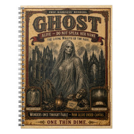 Geist, Vintage Zirkus Monster Notizblock