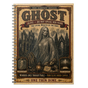 Geist, Vintage Zirkus Monster Notizblock