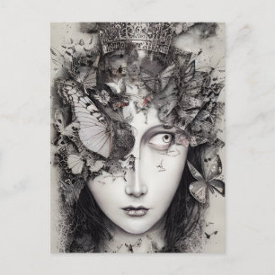 Geist voller Schmetterlinge Postkarte