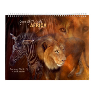 Geist vom wilden - Afrika-Kunst-Kalender Kalender