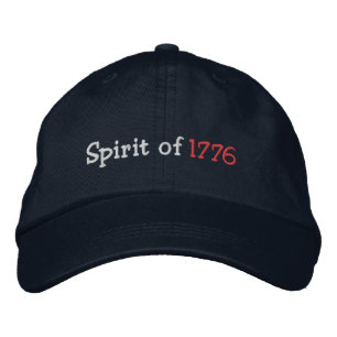 Geist von 1776 bestickte baseballkappe