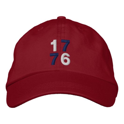 Geist von 1776 bestickte kappe (Vorderseite)