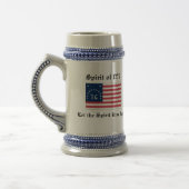 Geist von 1776 ersticken bierglas (Links)