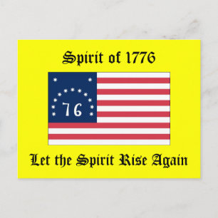 Geist von 1776 postkarte