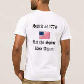 Geist von 1776 T-Shirt (Rückseite)