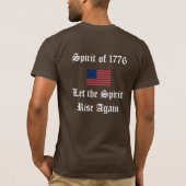 Geist von 1776 T-Shirt (Rückseite)