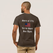 Geist von 1776 T-Shirt (Schwarz voll)