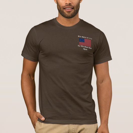 Geist von 1776 T-Shirt (Vorderseite)