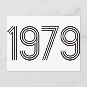 Geist von 1979 Retro Produkte & Designs! Postkarte