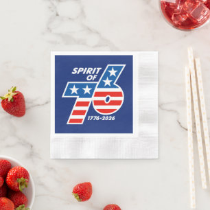 Geist von 76 - Amerikas 250. Geburtstag 1776-2026 Serviette