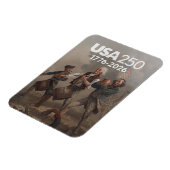 Geist von 76 - Amerikas 250. Geburtstag Magnet (Linke Seite)