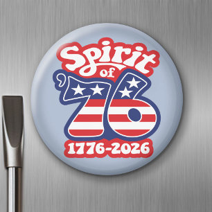 Geist von 76 - Groovy USA 250 - 1776-2026 Magnet