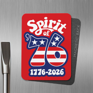 Geist von 76 - Groovy USA 250 - 1776-2026 Magnet