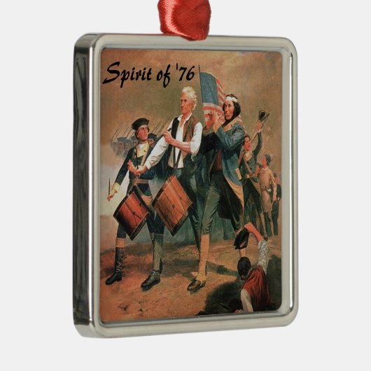 Geist von '76 silbernes ornament (Rechts)