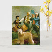 Geist von 76 - Wheaten Terrier 2B Karte (Gelbe Blume)