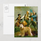 Geist von 76 - Wheaten Terrier 2B Postkarte (Vorne/Hinten)
