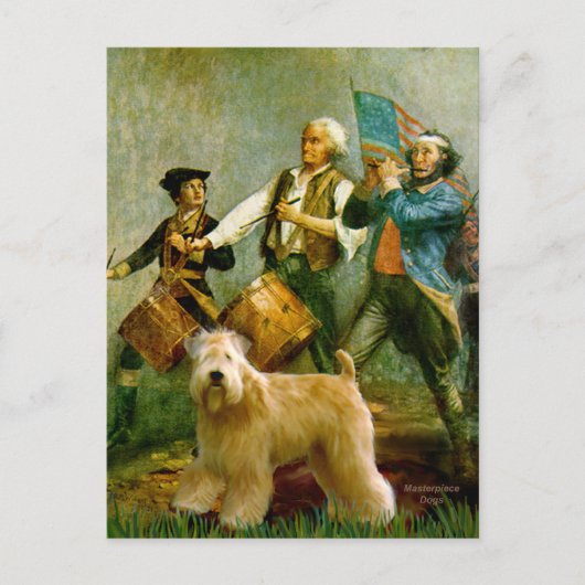 Geist von 76 - Wheaten Terrier 2B Postkarte (Vorderseite)