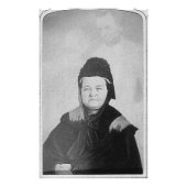 Geist von Abraham Lincoln mit Mary Lincoln 1869 Fotodruck (Vorne)