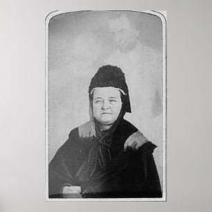 Geist von Abraham Lincoln mit Mary Lincoln 1869 Poster