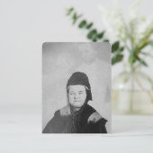 Geist von Abraham Lincoln mit Mary Lincoln 1869 Postkarte (Stehend Vorderseite)