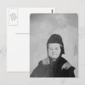 Geist von Abraham Lincoln mit Mary Lincoln 1869 Postkarte (Vorne/Hinten)