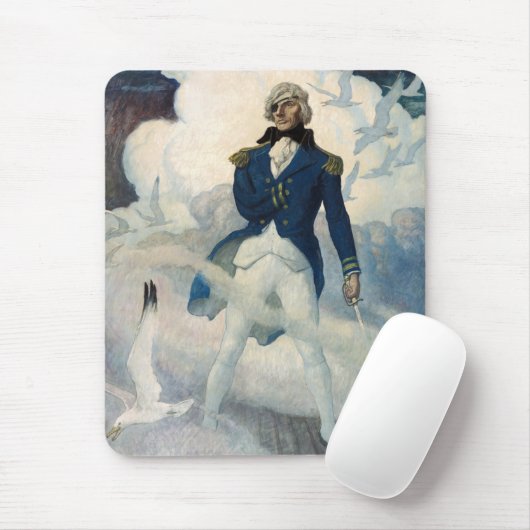 Geist von Admiral Nelson von Newell Convers Wyeth Mousepad (Mit Mouse)