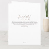 Geist von Aloha von Lori Higgins 8.5x11 Karte (Rückseite)