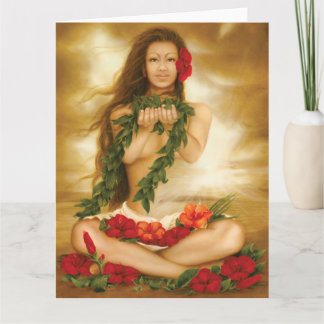 Geist von Aloha von Lori Higgins 8.5x11 Karte