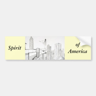 Geist von Amerika Autoaufkleber