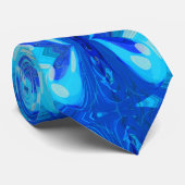 Geist von blauem Schick Krawatte (Gerollt)