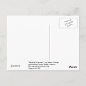 "Geist von Chartwell", das Königsschiff Postkarte (Rückseite)