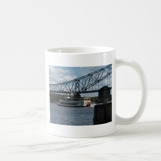 Geist von Dubuque auf Fluss Mississipi Kaffeetasse (Rechts)