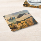 Geist, von Gary Poling Rechteckiger Pappuntersetzer (angewinkelt)